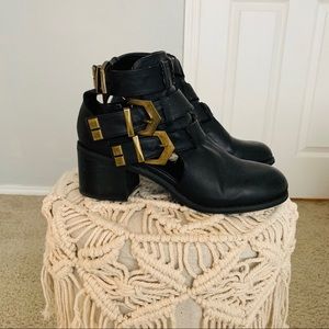 Forever 21 studded boots